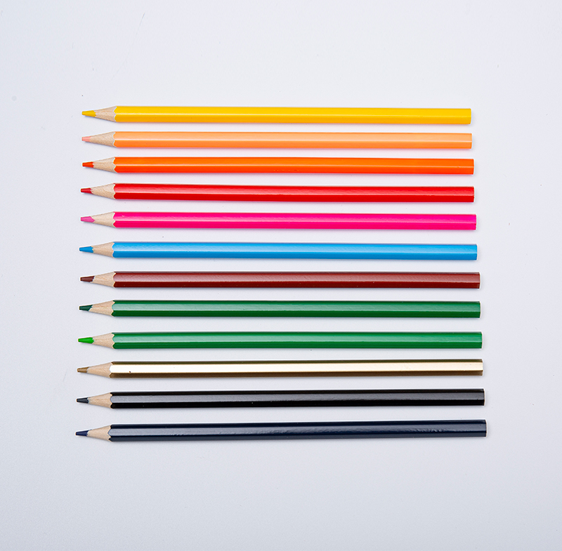 Hexagonal Drawing Colour Pencils for Children Adult