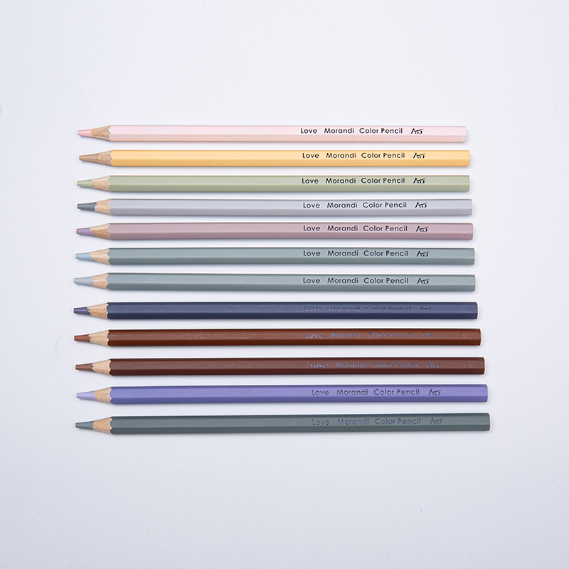 White Linden Morandi Colored Pencils